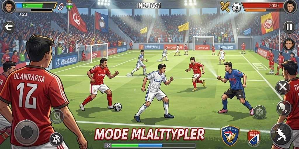 Tampilan gameplay yang menarik dan dinamis.
