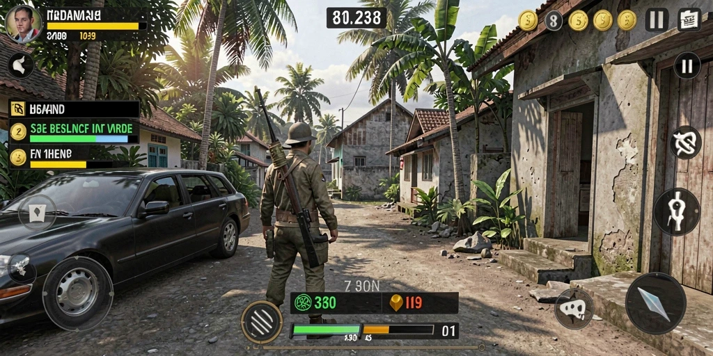 Screenshot menunjukkan tampilan antarmuka yang menarik.