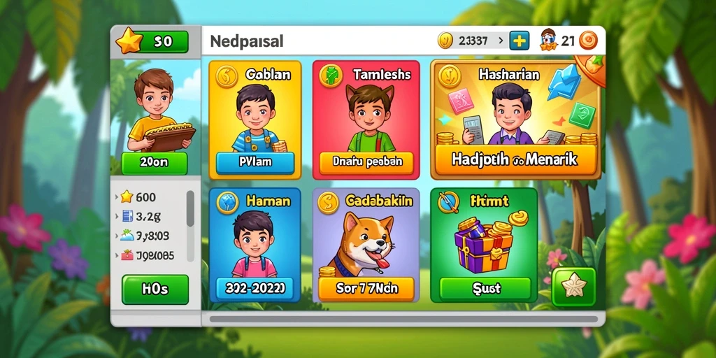 Tampilan antarmuka aplikasi yang menarik dan modern.