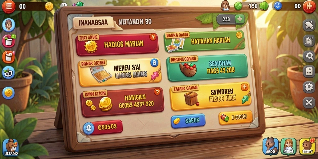 Tampilan karakter kustom yang menarik dan bervariasi.