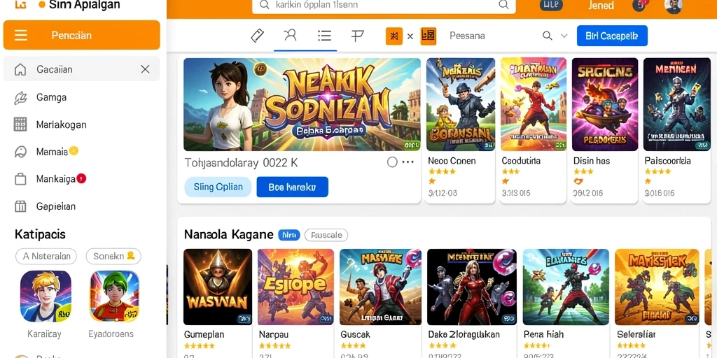 Tampilan antarmuka yang intuitif dan menarik.