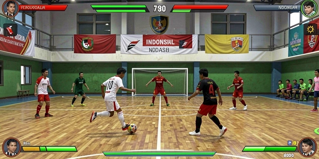 Tampilan awal permainan yang menarik.