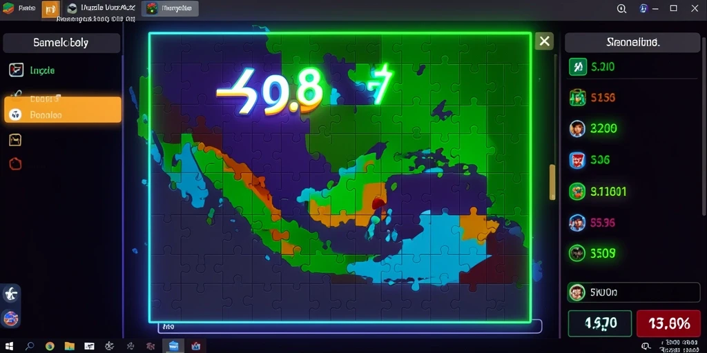 Tampilan awal permainan dengan pilihan karakter.