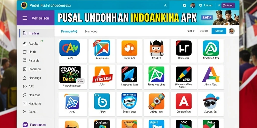 Tampilan menu utama yang menarik dan mudah dinavigasi.