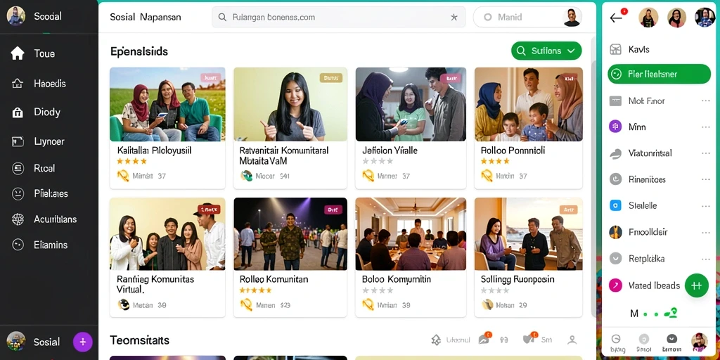 Tampilan antarmuka yang user-friendly untuk navigasi yang mudah.